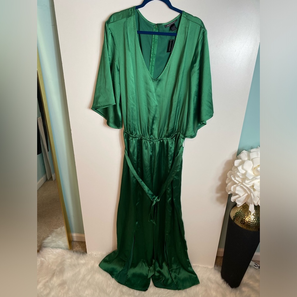 #515 ASHLEY STEWART Emerald Jumpsuit size 22/24WT NWT
